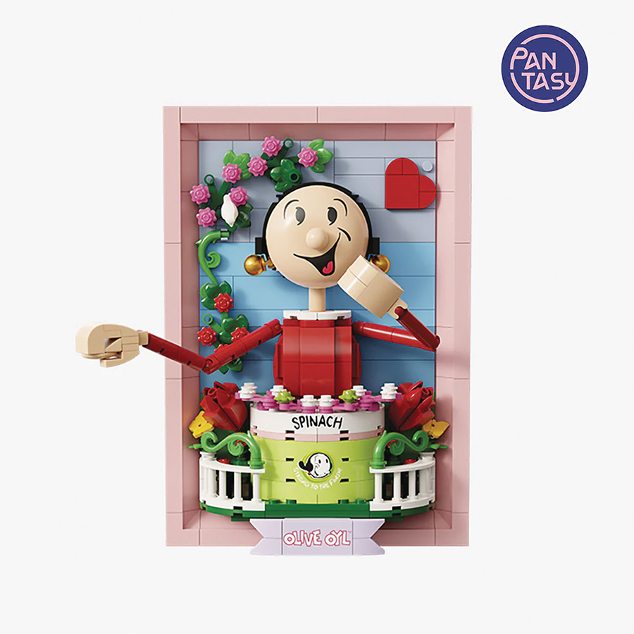 Pantasy Popeye Olive Oyl 3-Dimensional Picture 341-Piece Building Block Toy