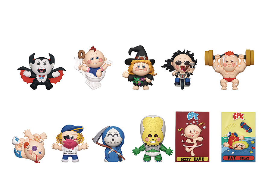 Garbage Pail Kids 3D Foam Bag Clip Series 3 Blind Mystery Box 24-Piece Display