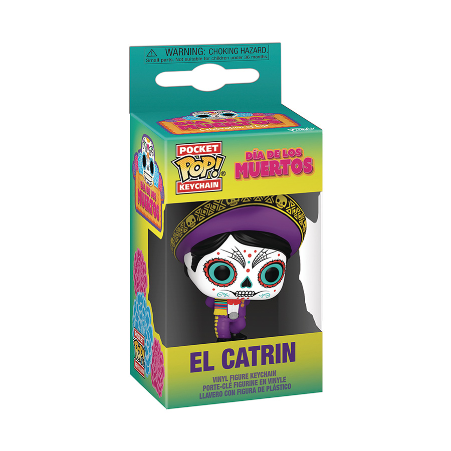 Pocket POP Icons Dia De Los Muertos Figural Keychain - El Catrin