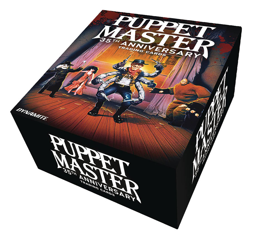 Puppet Master 35th Anniversary Collectors Trading Card Set Display Box