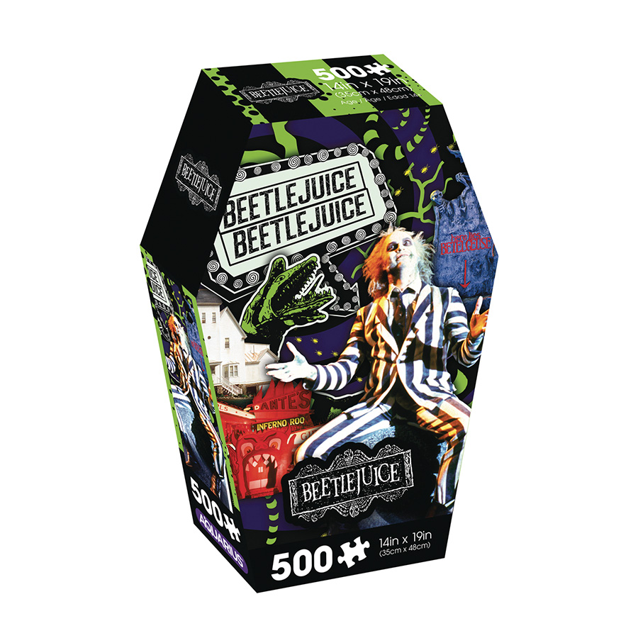 Beetlejuice Coffin Box 500-Piece Puzzle