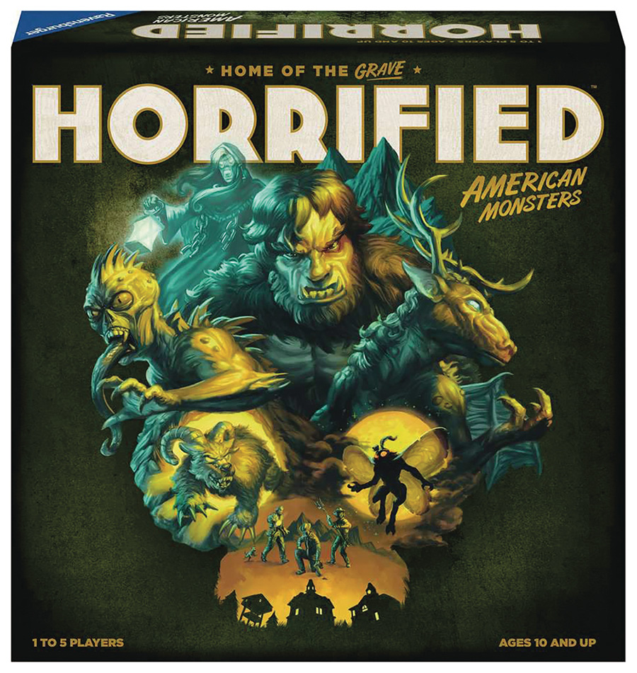 Horrified American Monsters Board Game