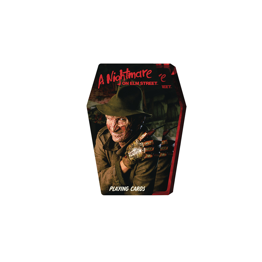 Nightmare On Elm Street Coffin Box Playing Cards 12-Piece Display