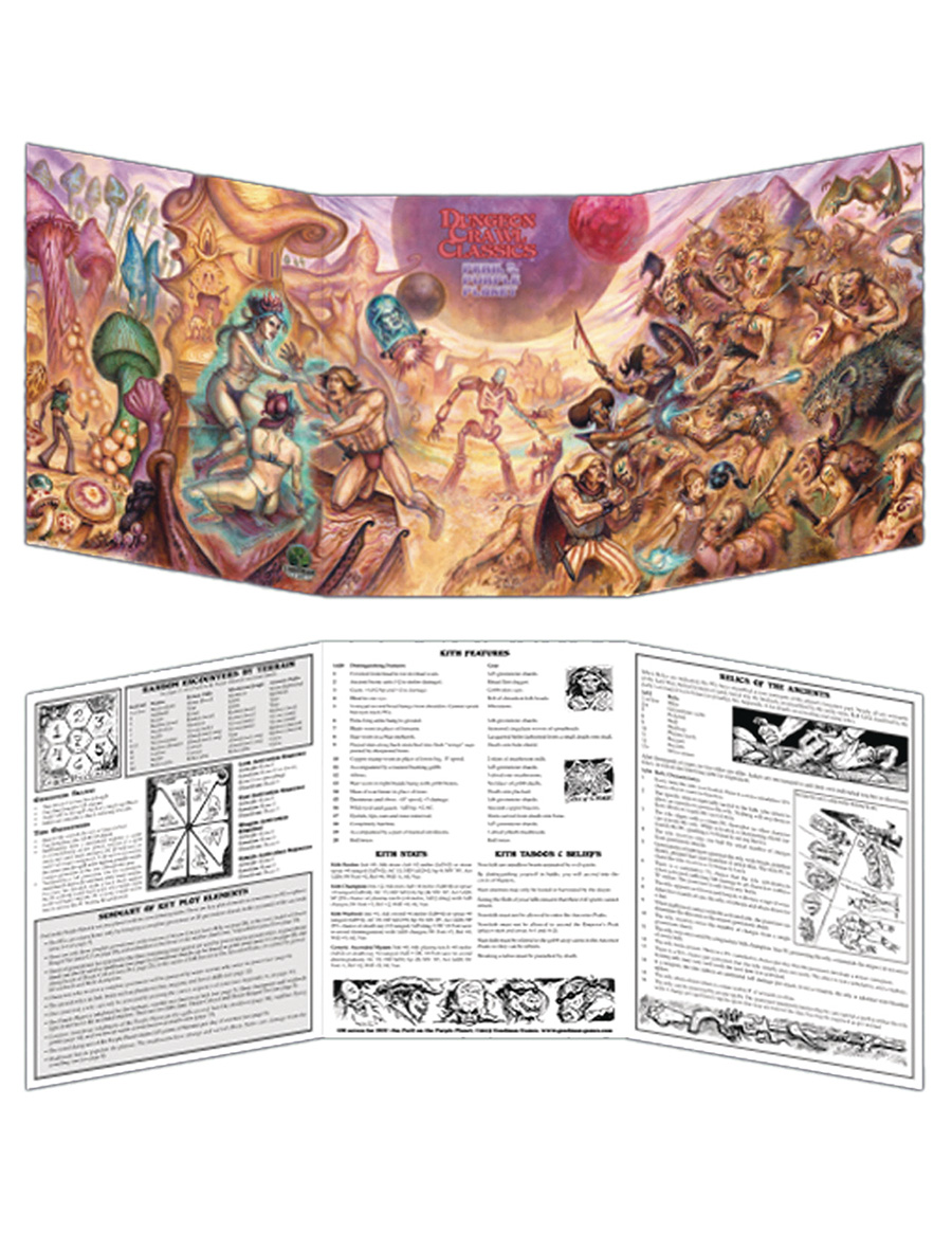 Dungeon Crawl Classics Tome Of Adventure Vol 4 The Purple Planet HC