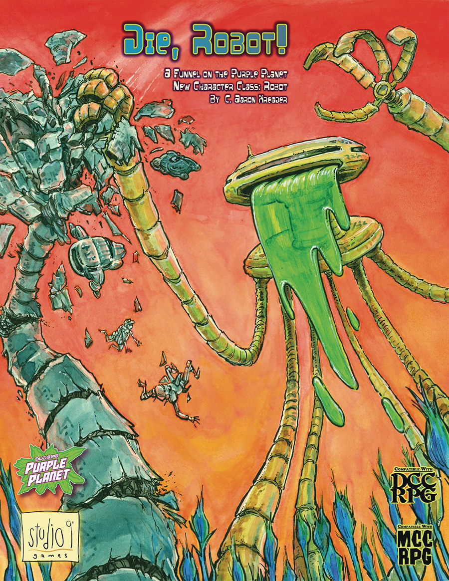 Purple Planet Die Robot TP