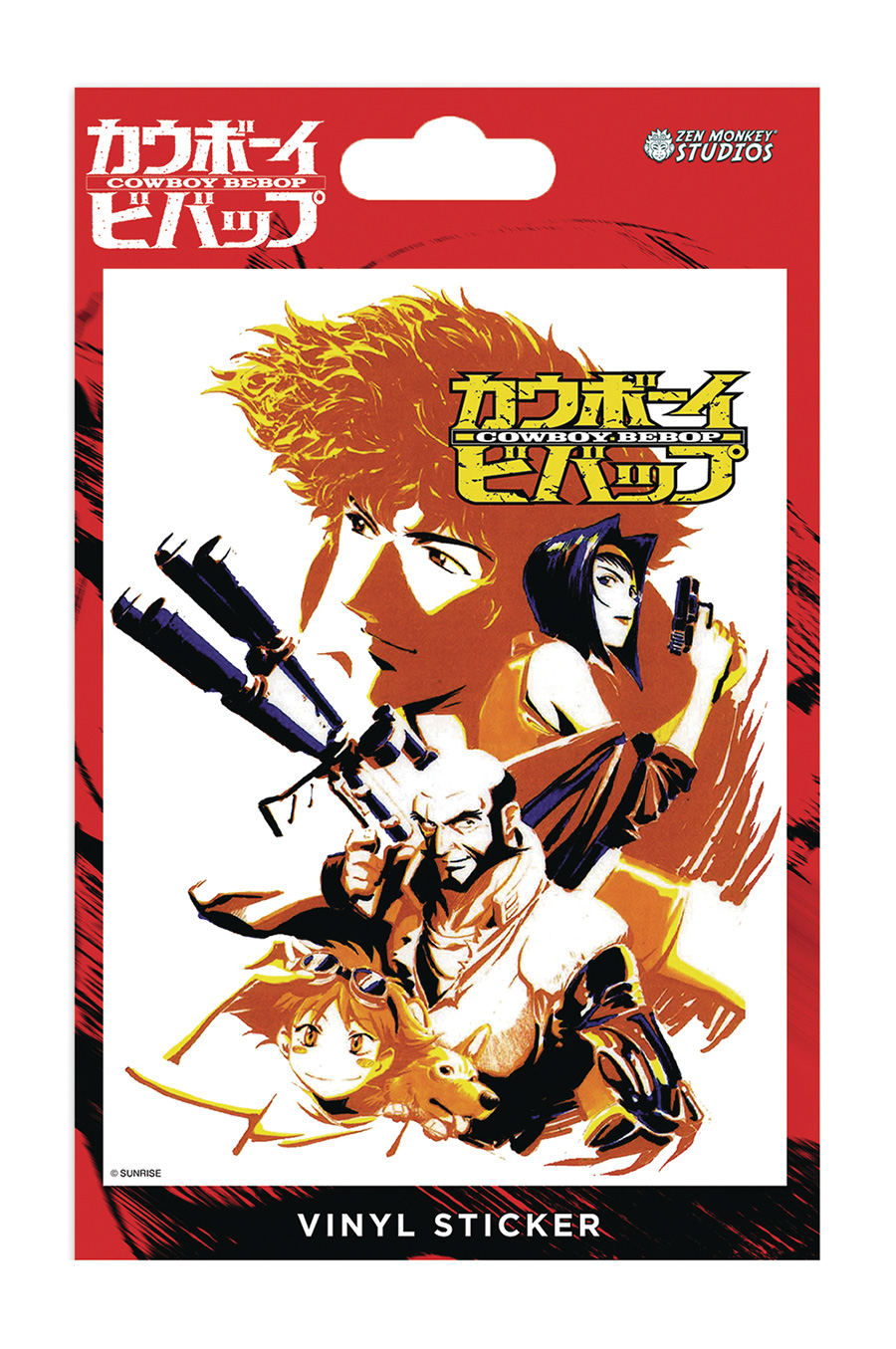 Cowboy Bebop Vinyl Sticker - Sepia Art