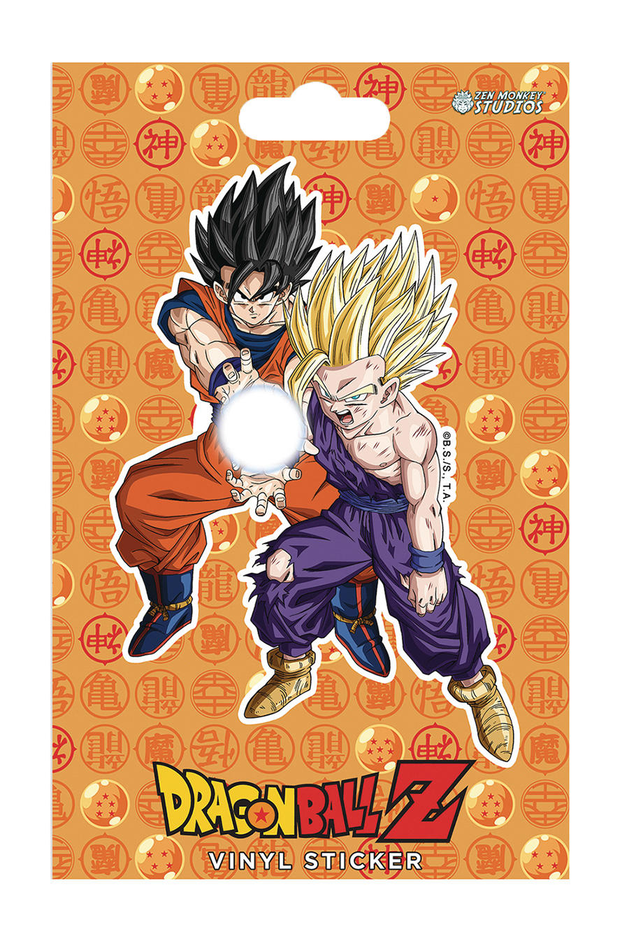 Dragon Ball Z Vinyl Sticker - Father & Son Kamehameha