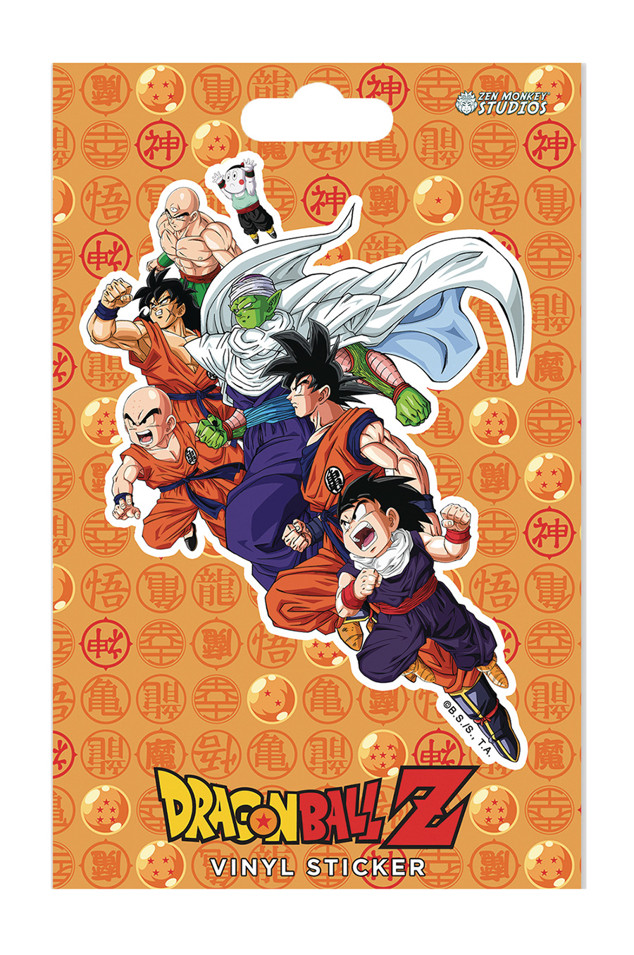 Dragon Ball Z Vinyl Sticker - Goku & Friends