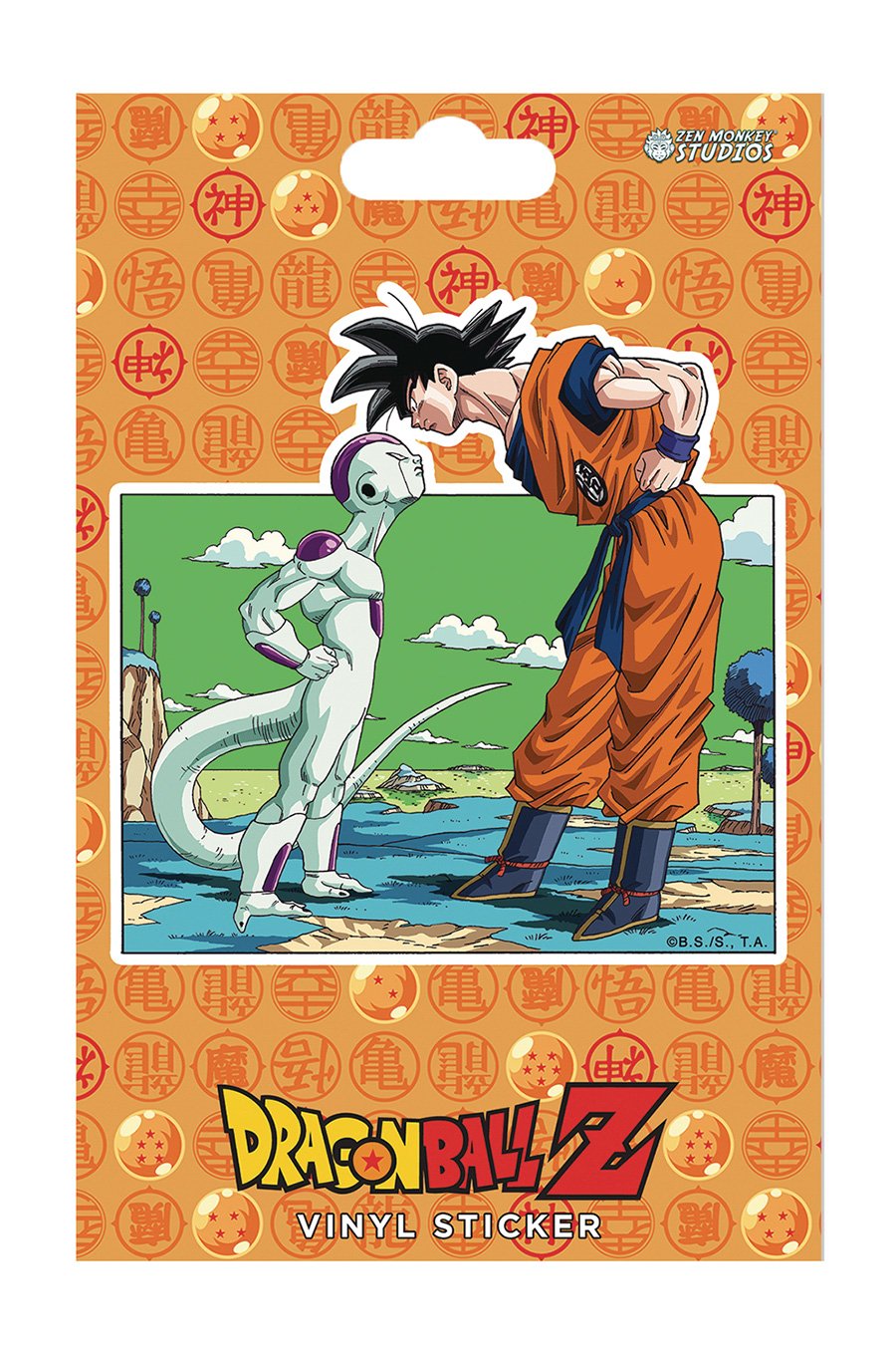 Dragon Ball Z Vinyl Sticker - vs Frieza