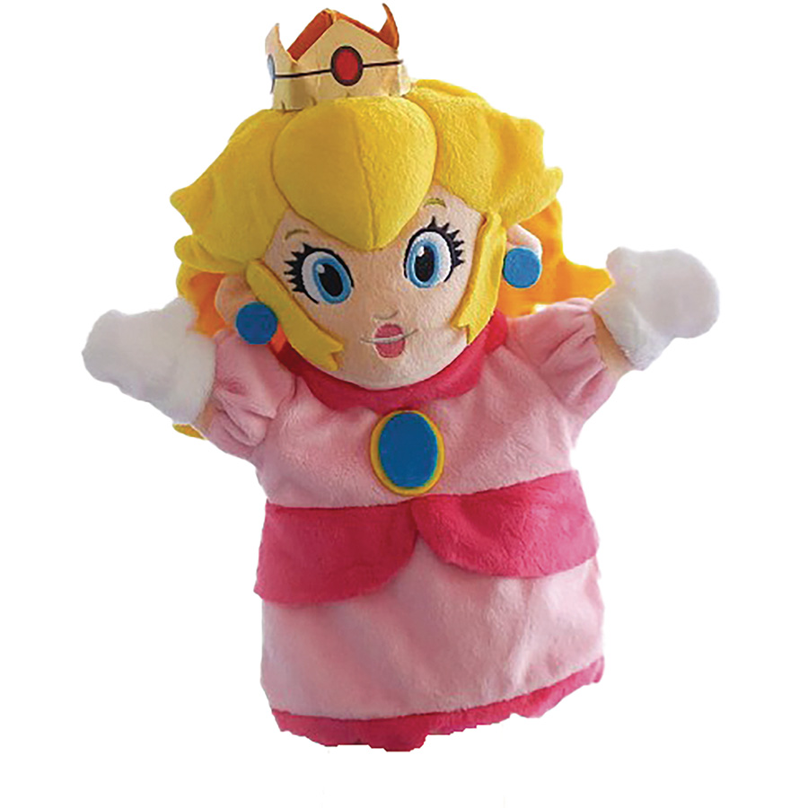 Mario Princess Peach Plush Hand Puppet