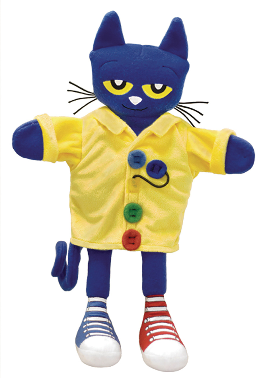 Pete The Cat Groovy Buttons Puppet Plush