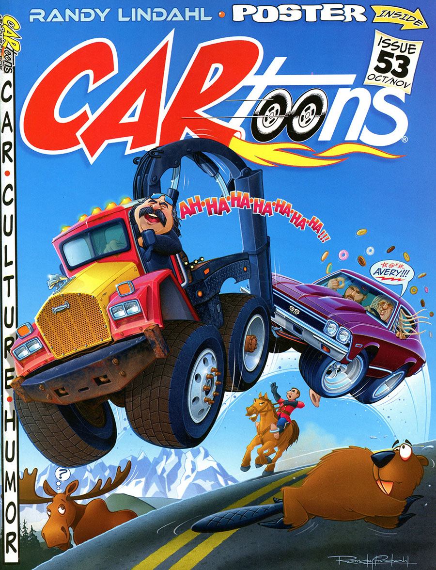 Cartoons Magazine #53 Featuring A Surprise Automotive Youtuber
