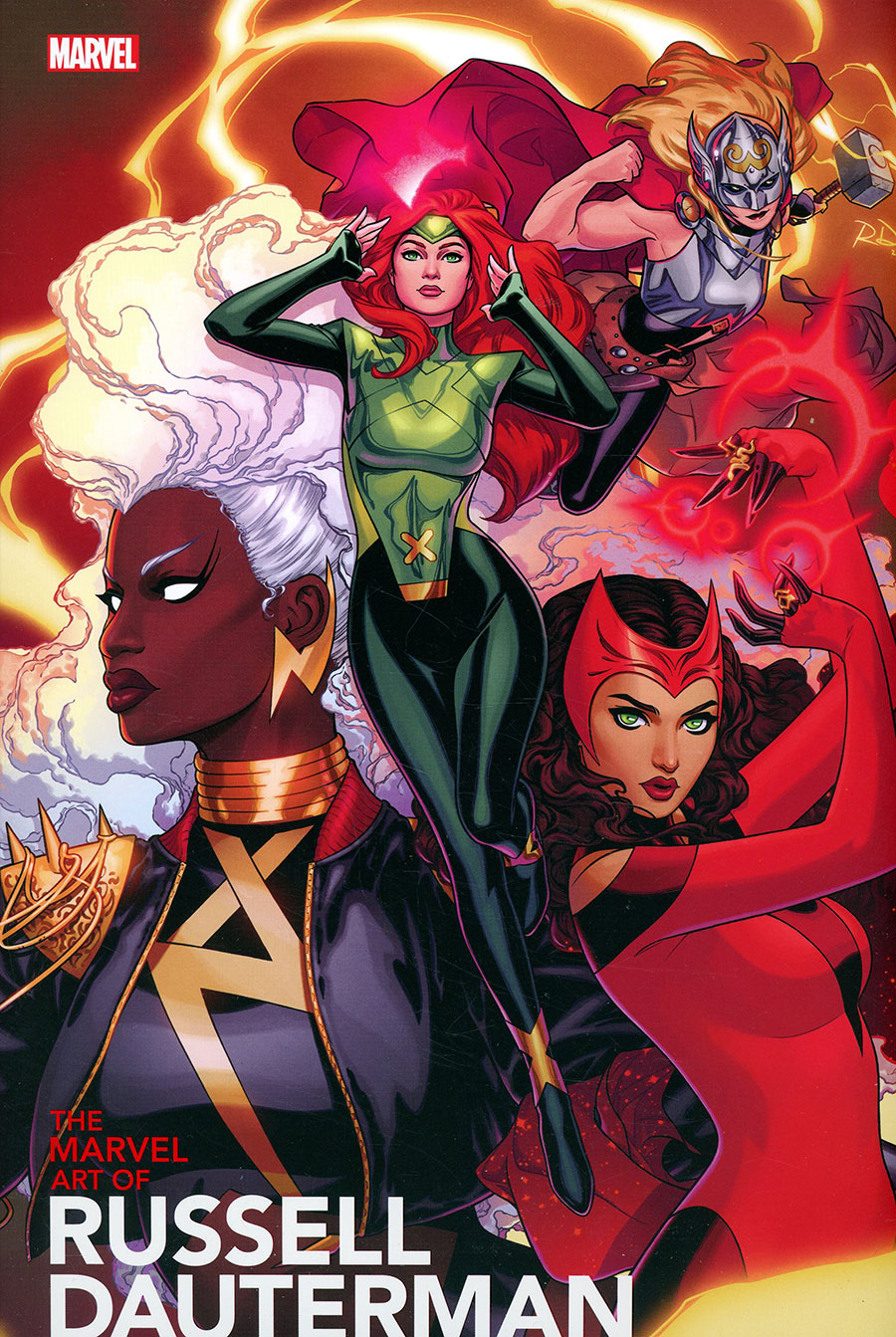 Marvel Art Of Russell Dauterman HC Book Market Women Of Marvel Cover