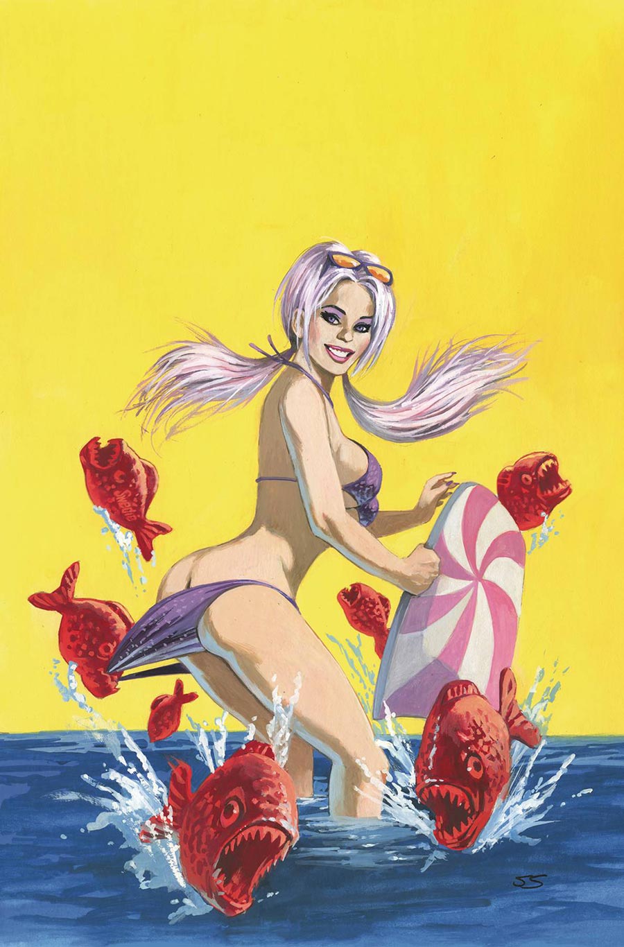 Sweetie Candy Vigilante Vol 2 #5 Cover F Incentive Stephen Sistilli Yellow Virgin Cover