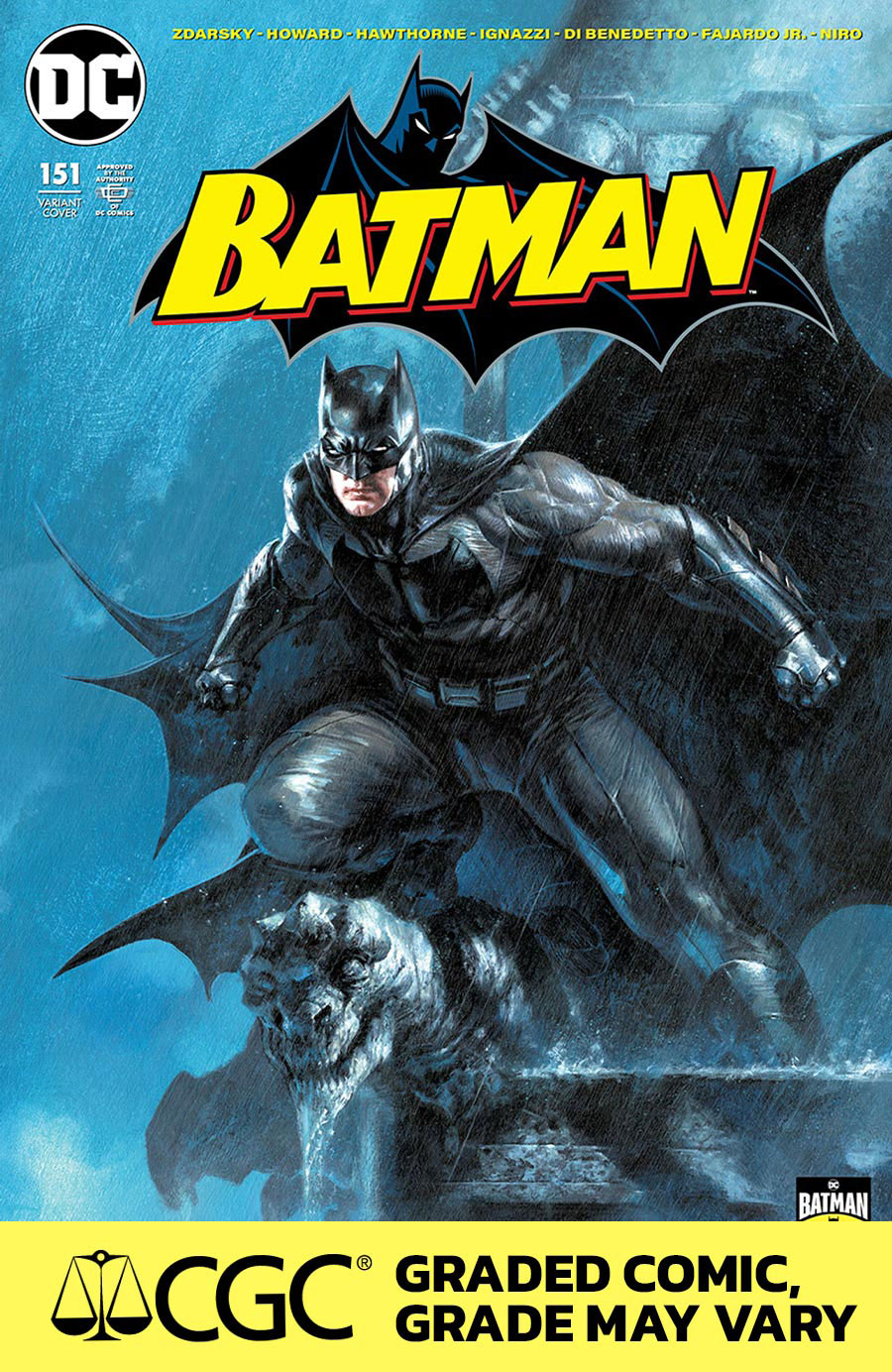 Batman Vol 3 #151 Cover J DF Gabriele Dell Otto 85th Anniversary Variant Cover CGC Graded 9.6 Or Higher