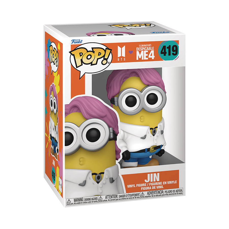 POP Rocks BTS x Minions Jin Vinyl Figure