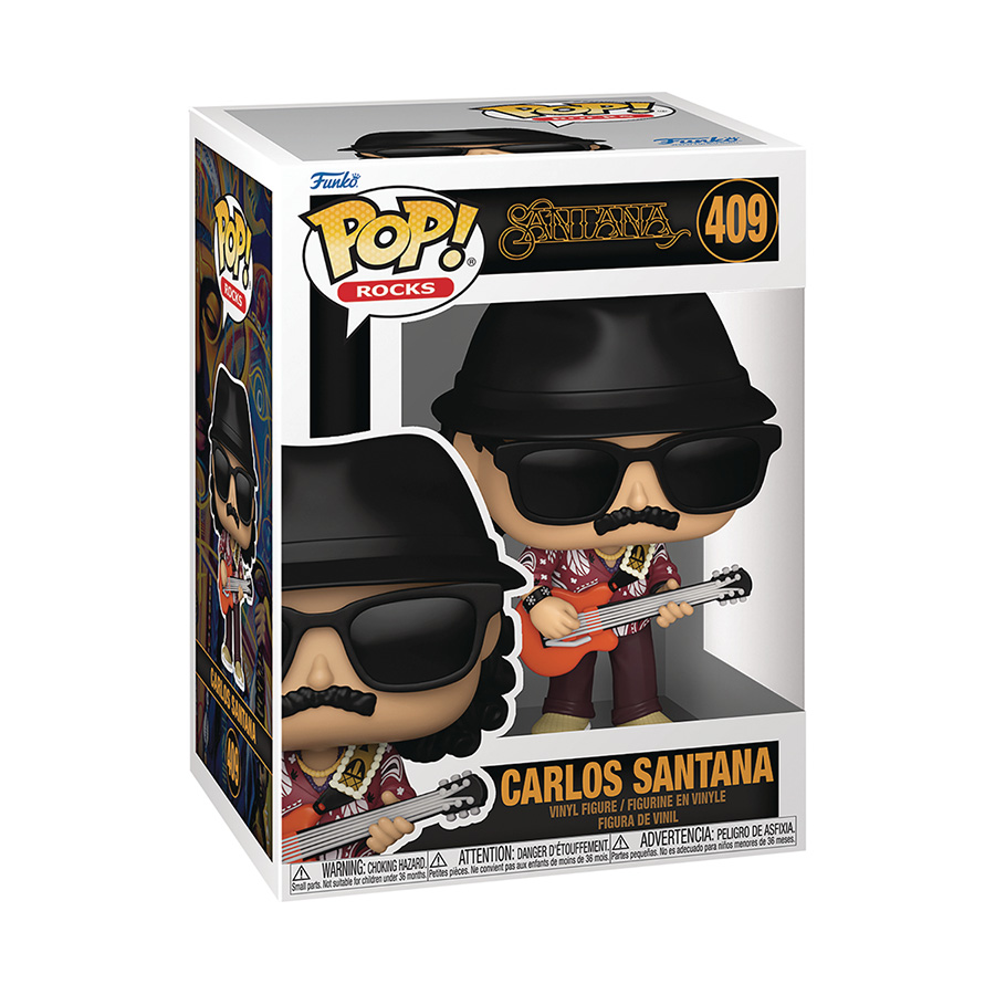 POP Rocks Carlos Santana Vinyl Figure