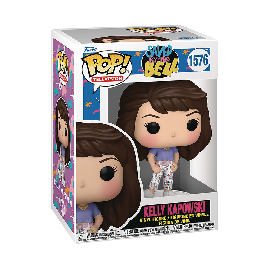 POP Television Saved By The Bell 30th Anniversary Kelly Kapowski Vinyl Figure