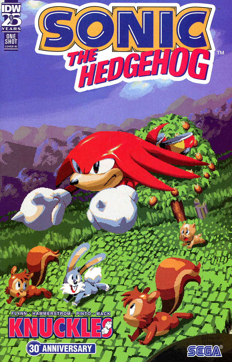 Sonic The Hedgehog Knuckles 30th Anniversary Special #1 (One Shot) Cover C Incentive Mauro Fonseca Variant Cover