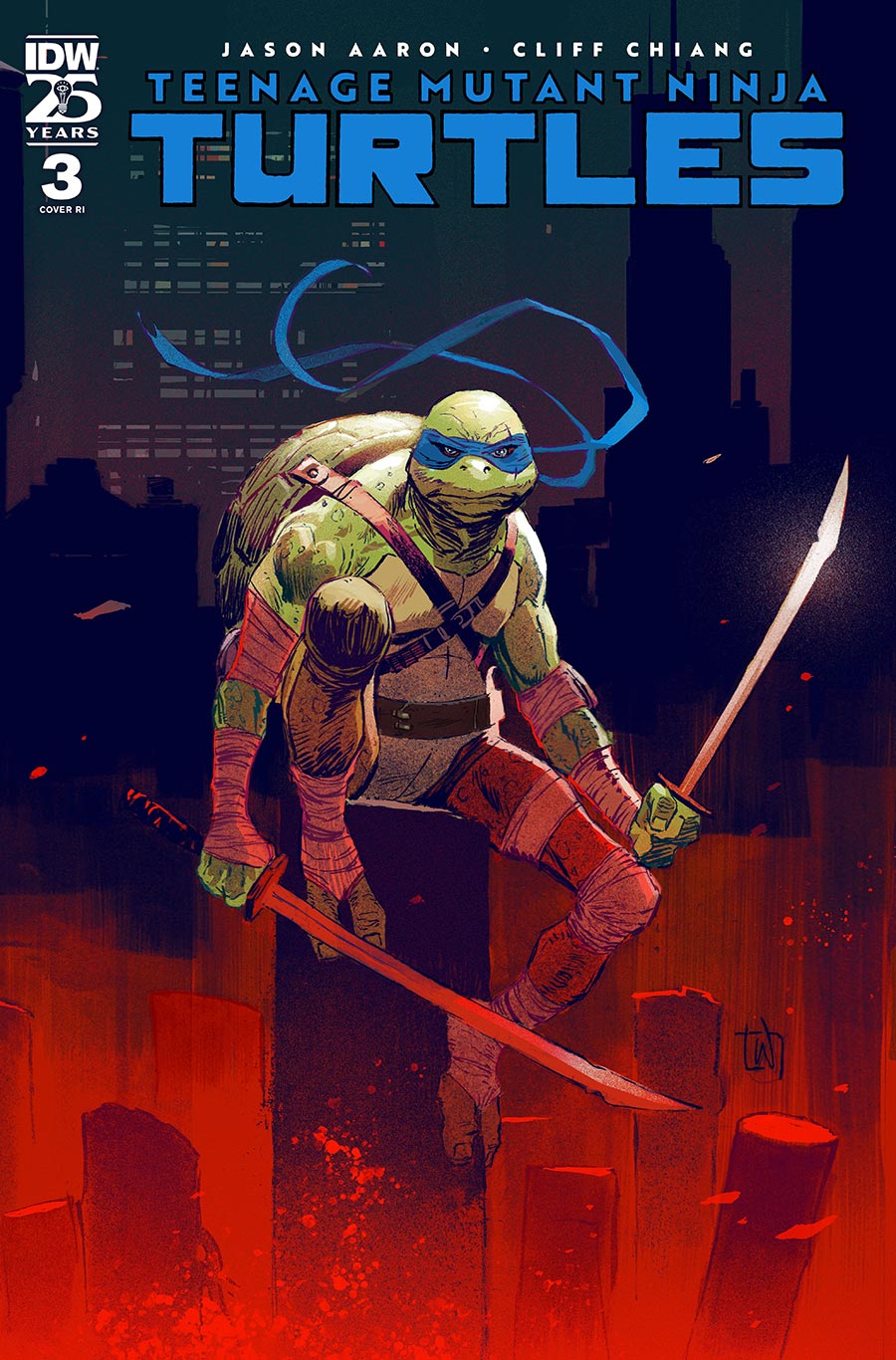 Teenage Mutant Ninja Turtles Vol 6 #3 Cover I Incentive Lee Weeks Variant Cover