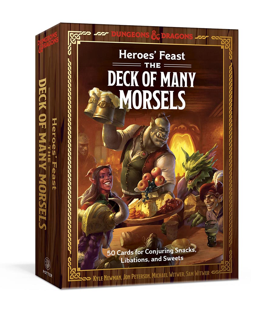 Dungeons & Dragons Heroes Feast The Deck Of Many Morsels 50 Cards For Conjuring Snacks Libations and Sweets
