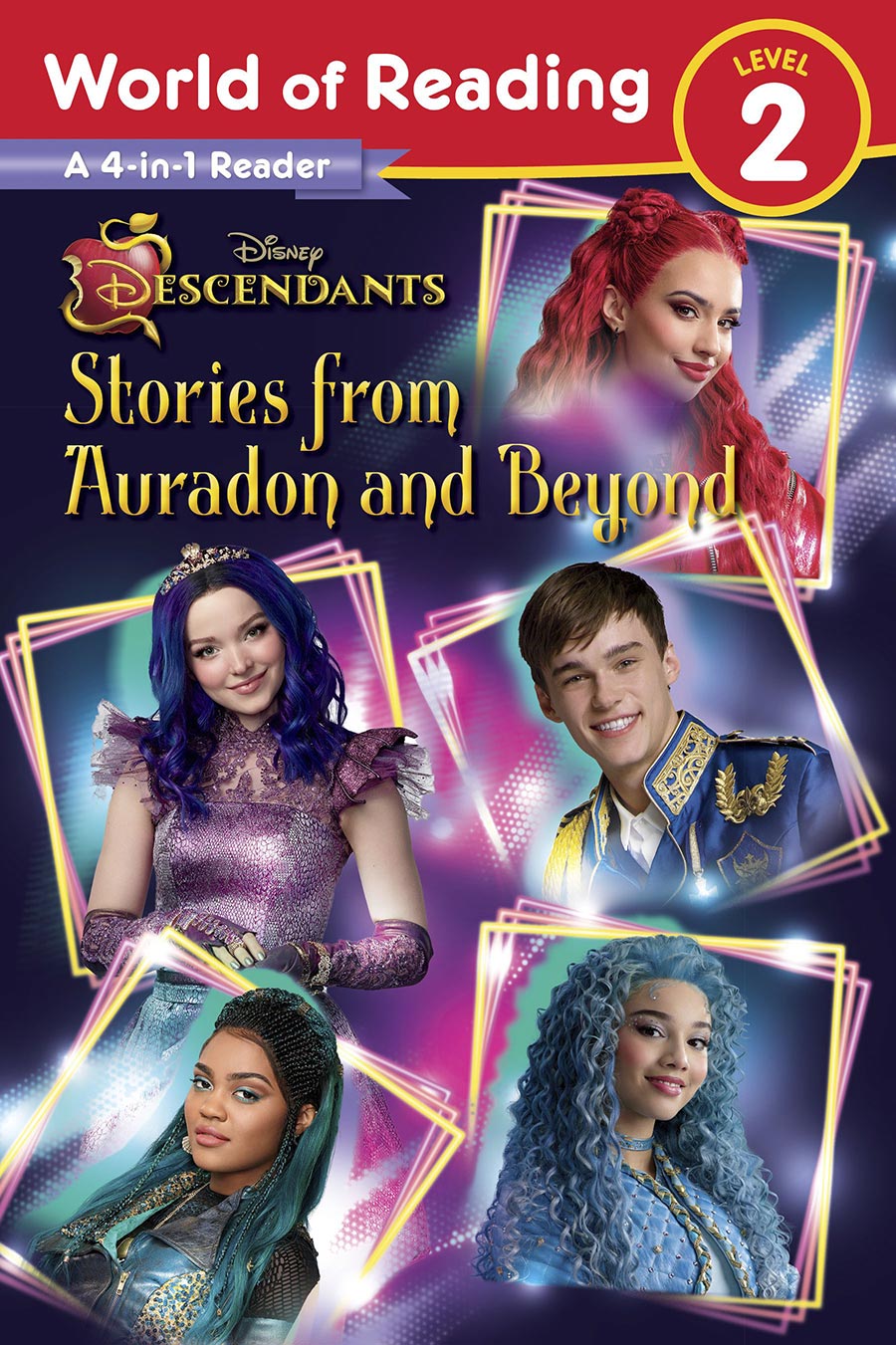 World Of Reading Level 2 Descendants 4-In-1 Reader Stories From Auradon And Beyond TP