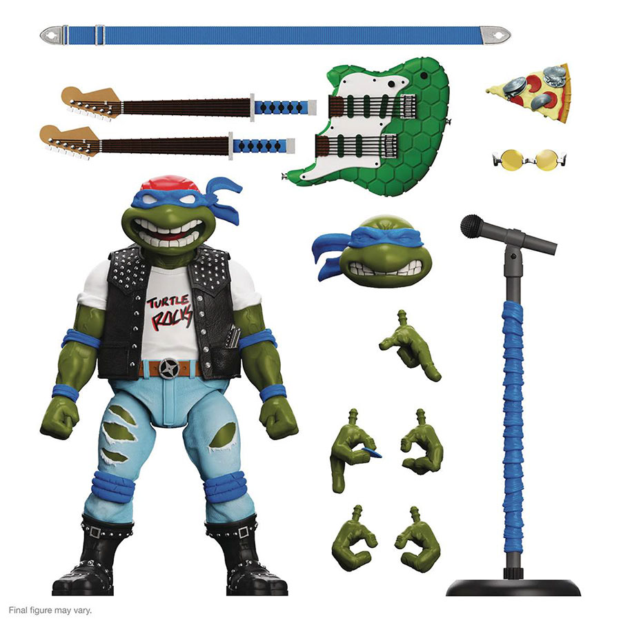 Teenage Mutant Ninja Turtles Ultimate Action Figure - Classic Rocker Leo