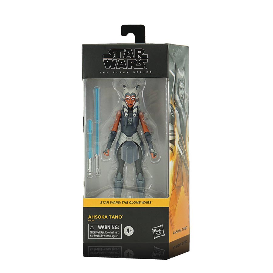 Star Wars Black Series Star Wars Clone Wars Ahsoka Tano 6-Inch Action Figure Re-Run Version