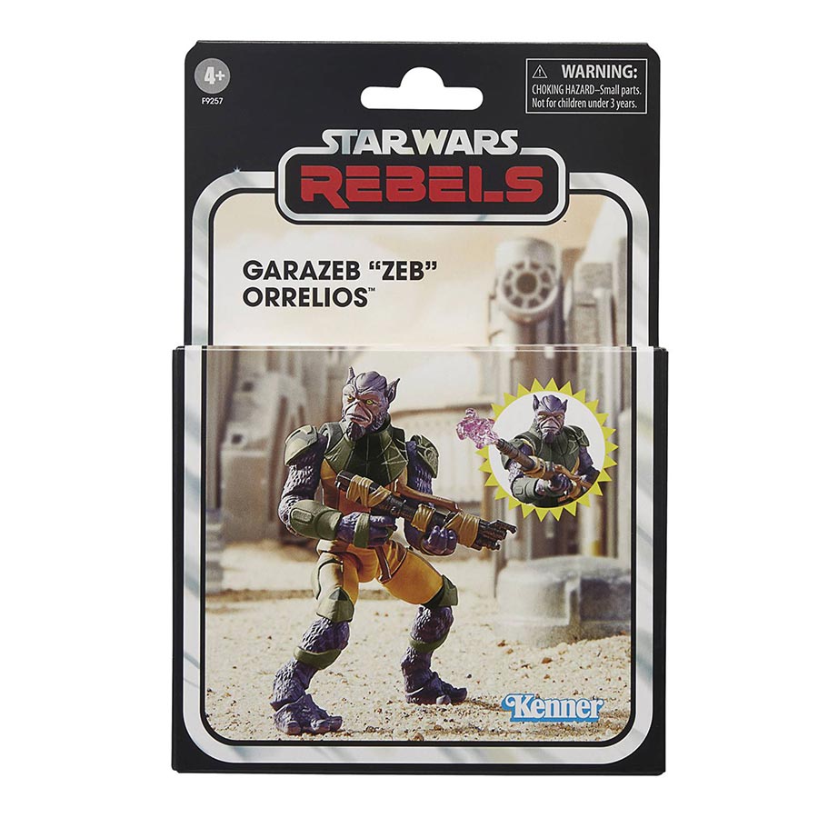 Star Wars Vintage Collection Star Wars Rebels Garazeb Zeb Orrelios Action Figure Case