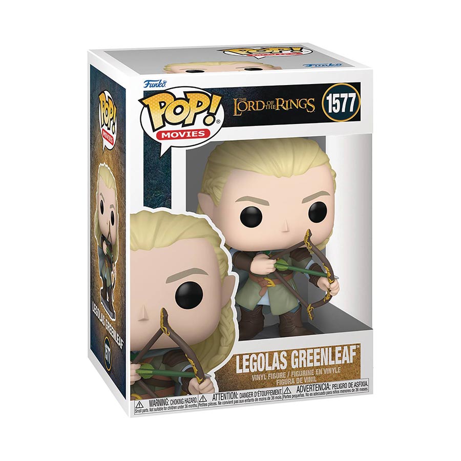 POP Movies Lord Of The Rings Legolas Greenleaf With Bow And Arrow Vinyl Figure