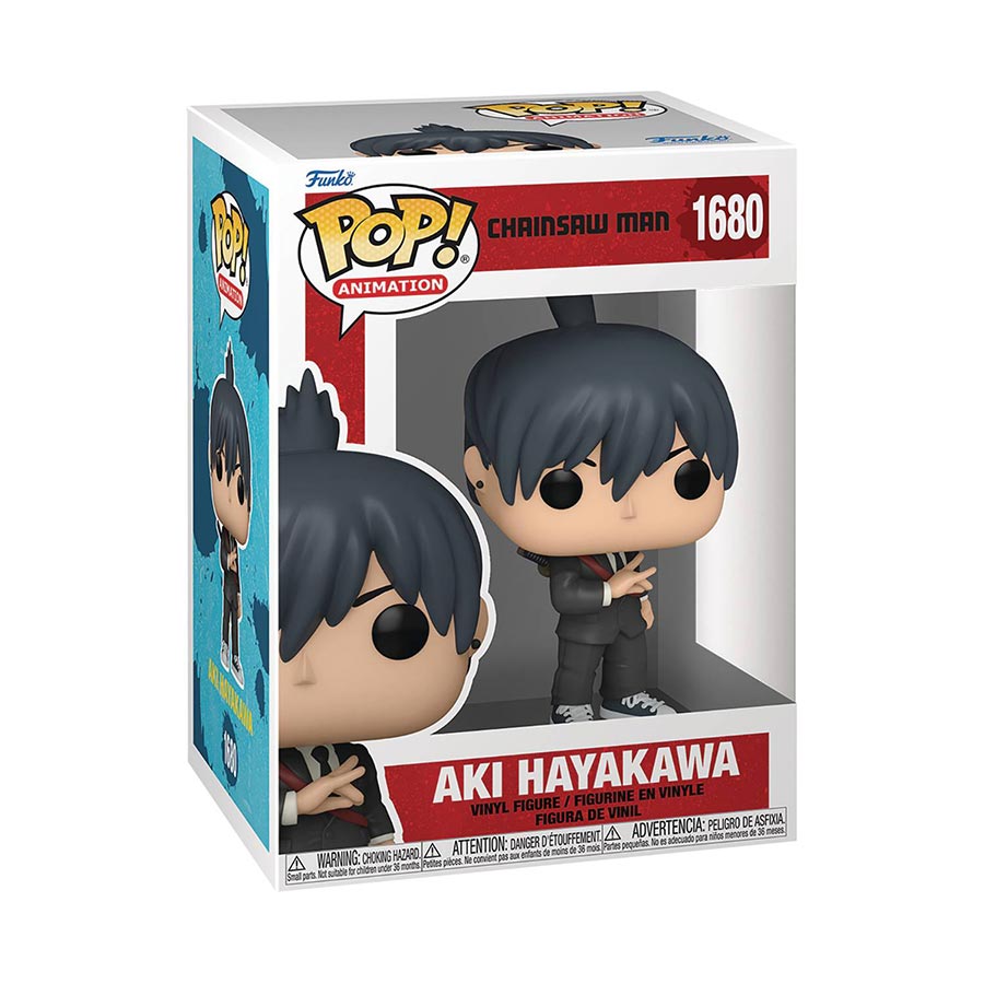 POP Animation Chainsaw Man Aki Hayakawa Vinyl Figure