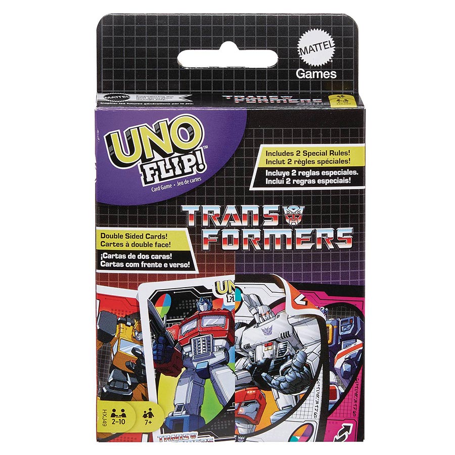 UNO Flip Transformers Card Game