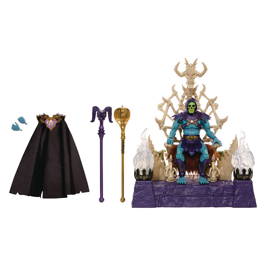 Masters Of The Universe Masterverse Skeletor & Throne Pack Action Figure