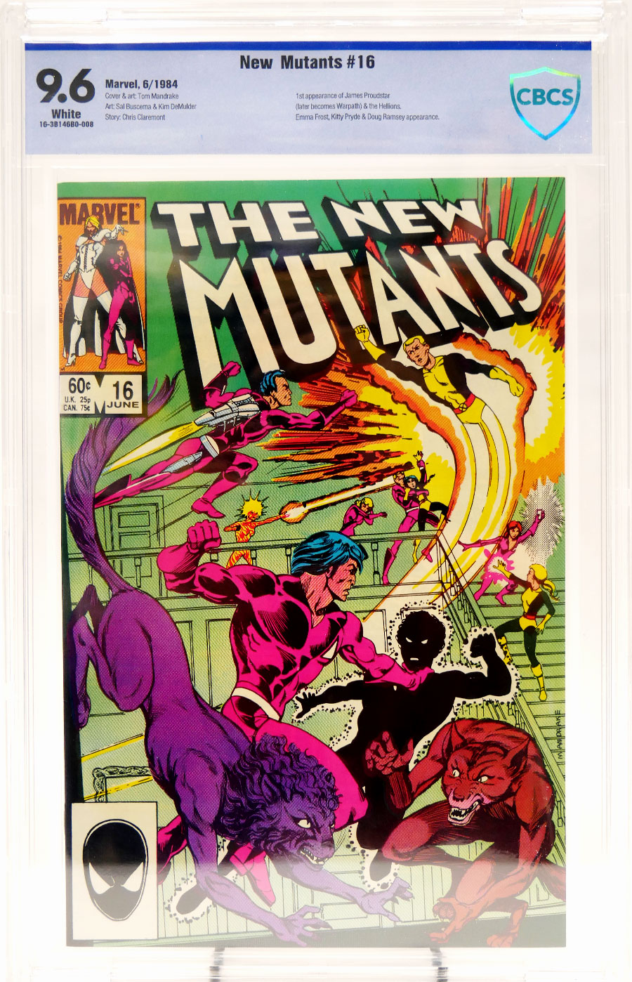 New Mutants #16 Cover B CBCS 9.6