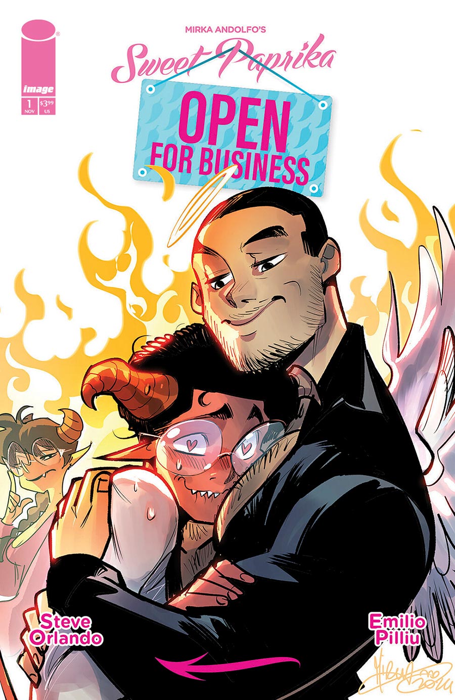 Mirka Andolfos Sweet Paprika Open For Business #1 Cover B Variant Mirka Andolfo Cover