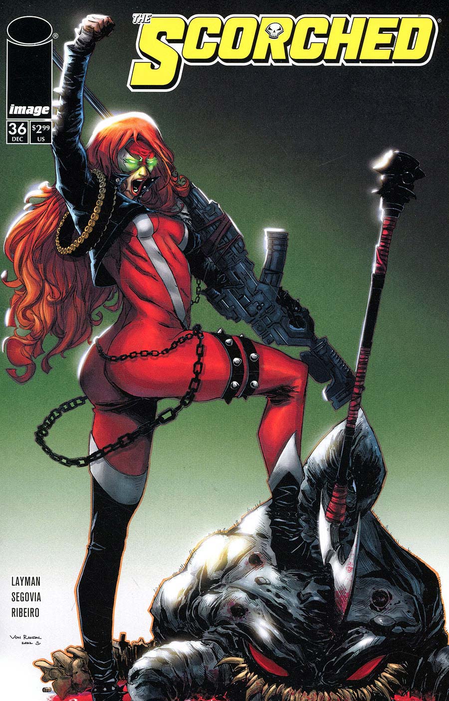 Scorched #36 Cover B Variant Von Randal Cover