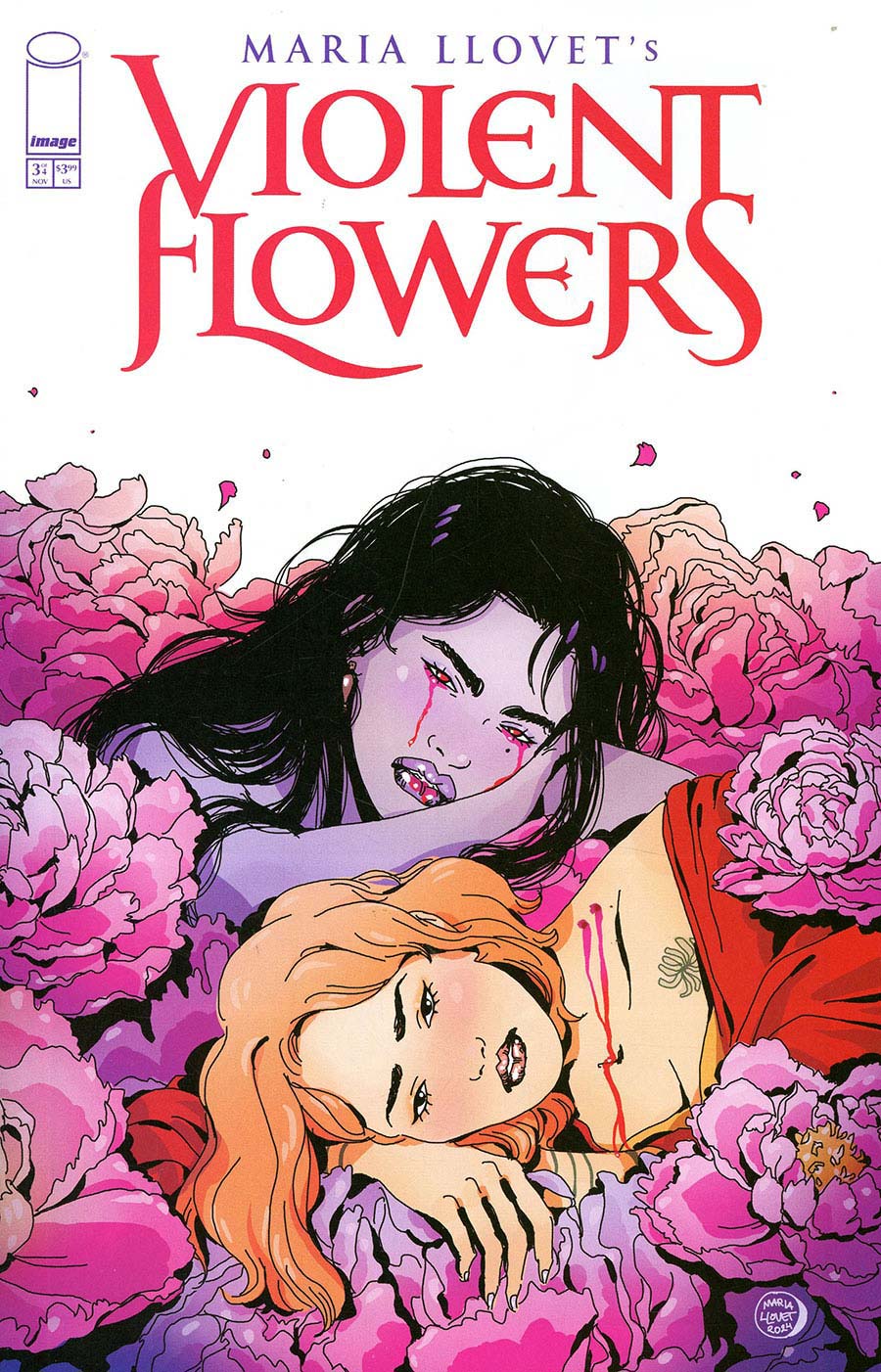 Maria Llovets Violent Flowers #3 Cover A Regular Maria Llovet Cover