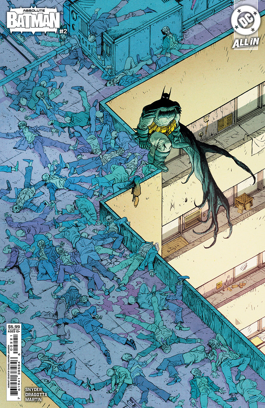 Absolute Batman #2 Cover B Variant Daniel Warren Johnson Card Stock Cover (DC All In)(Limit 1 Per Customer)