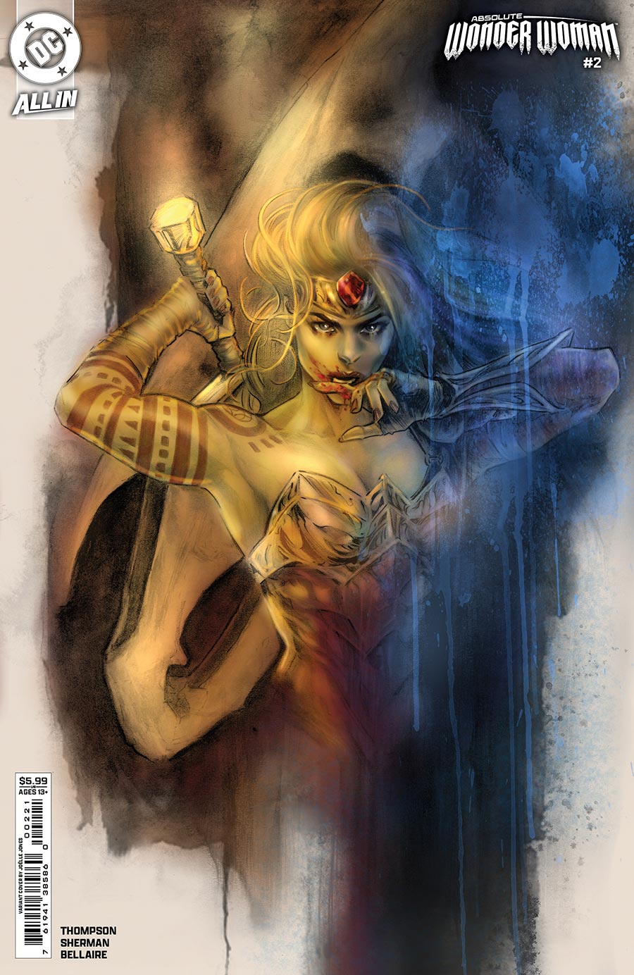 Absolute Wonder Woman #2 Cover B Variant Joelle Jones Card Stock Cover (DC All In)