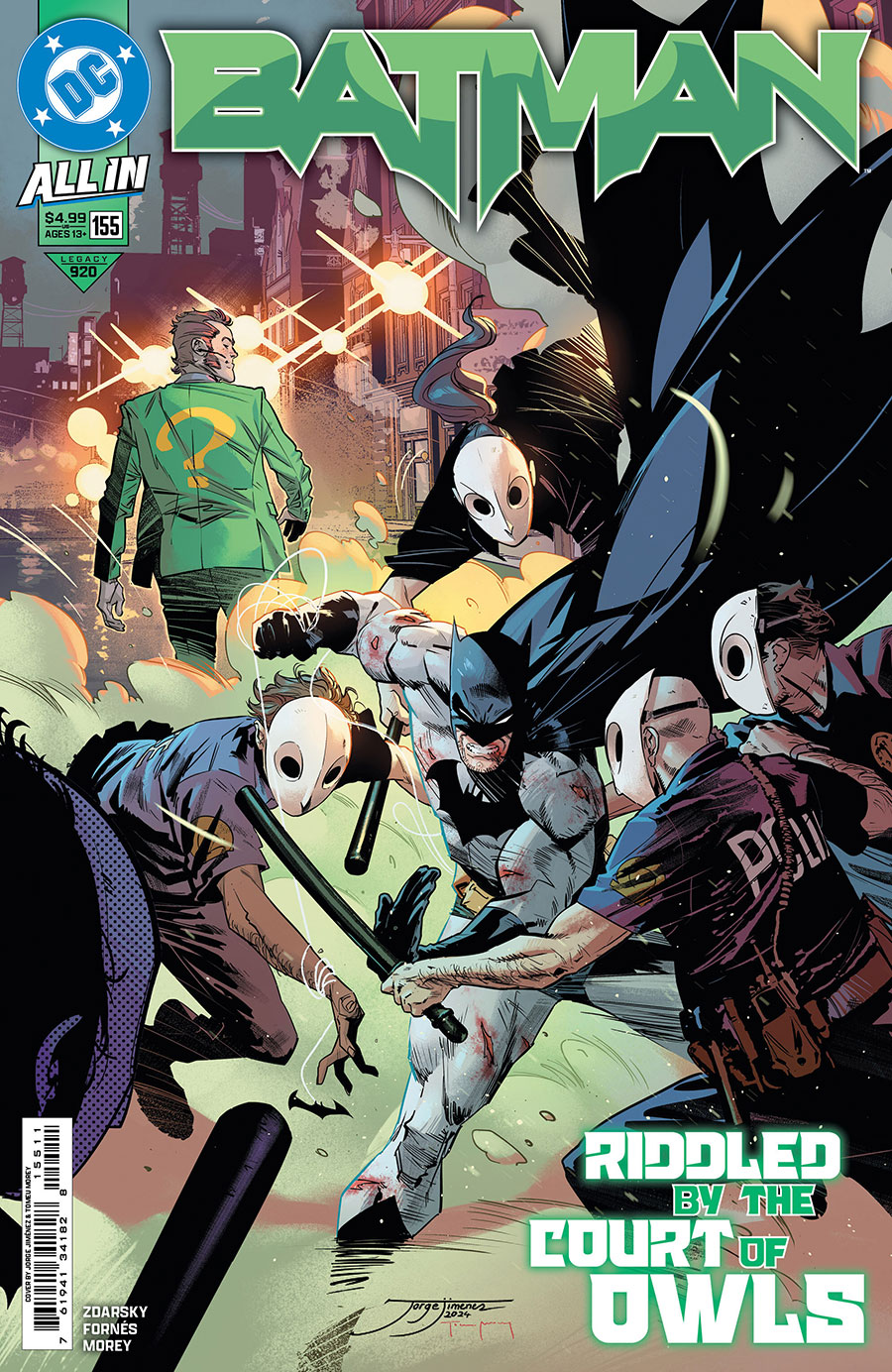 Batman Vol 3 #155 Cover A Regular Jorge Jimenez Cover (DC All In)