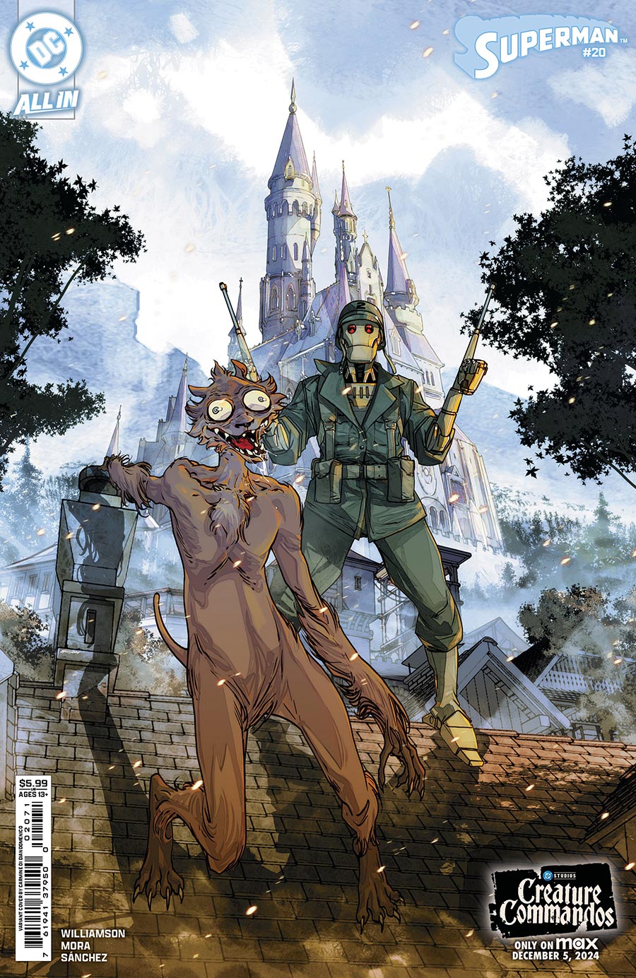 Superman Vol 7 #20 Cover E Variant Carmine Di Giandomenico Creature Commandos Card Stock Cover (DC All In)
