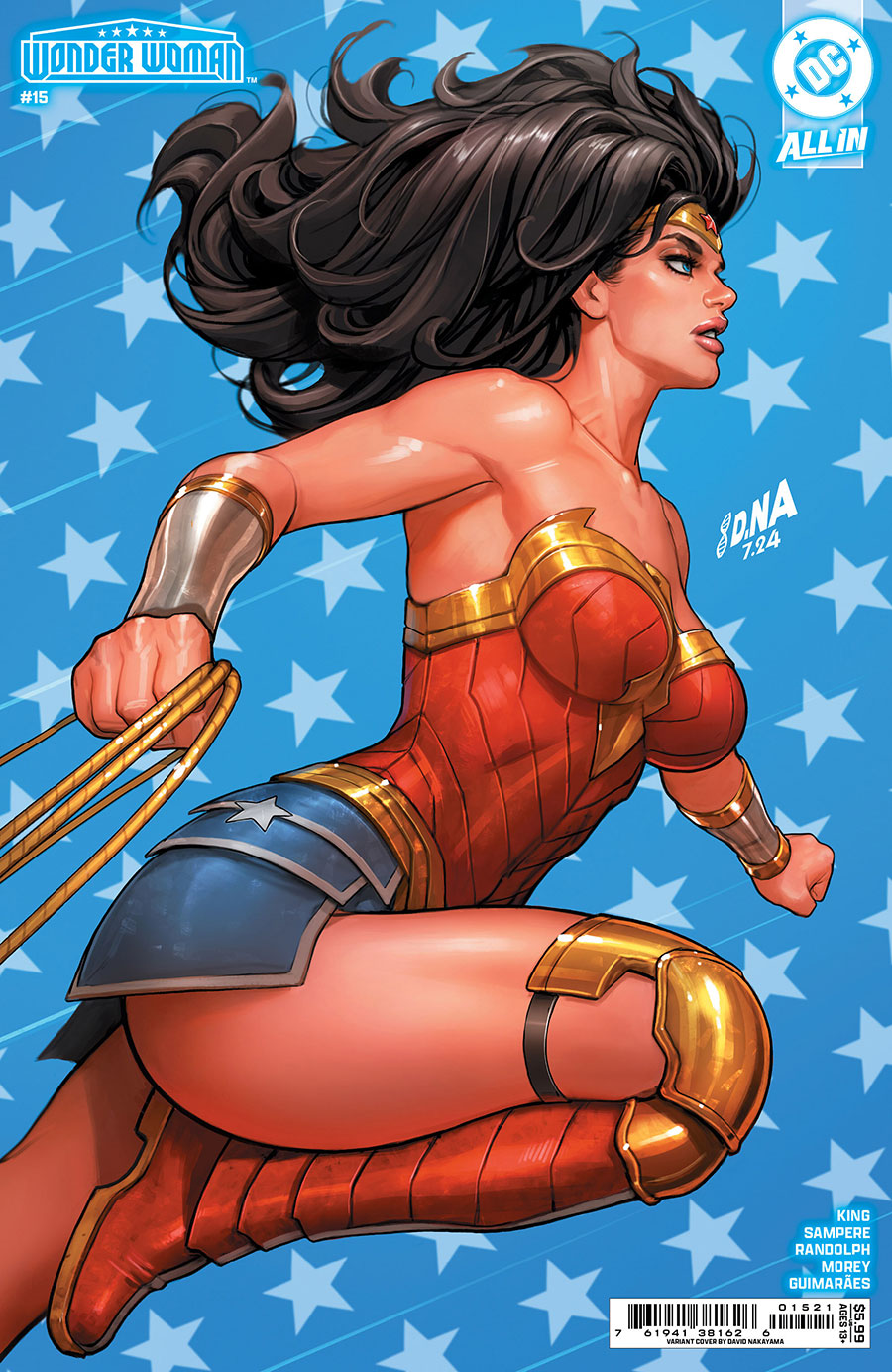 Wonder Woman Vol 6 #15 Cover B Variant David Nakayama Card Stock Cover (DC All In)