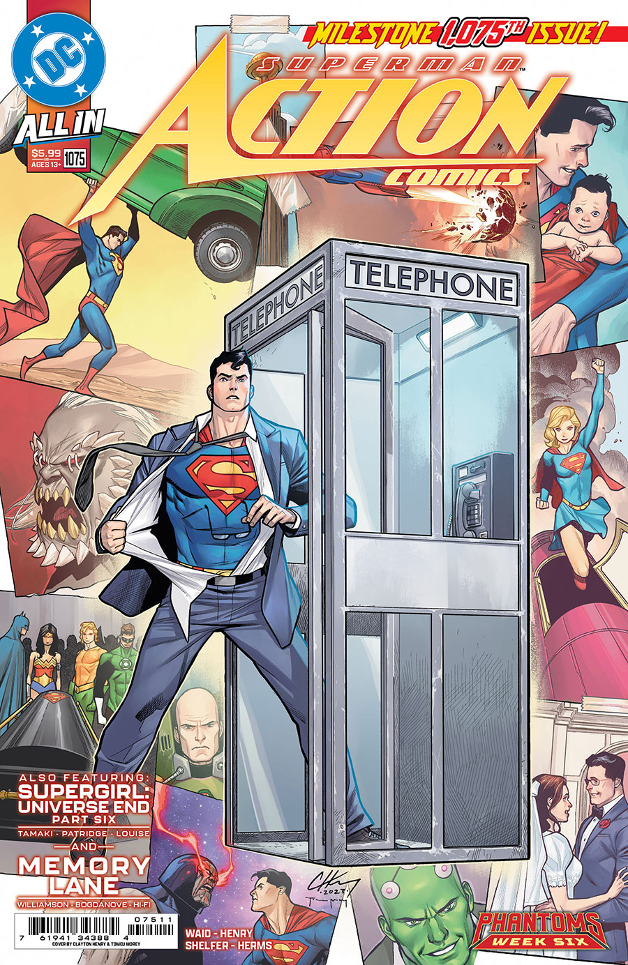 Action Comics Vol 2 #1075 Cover A Regular Clayton Henry Cover (DC All In) (Limit 1 Per Customer)