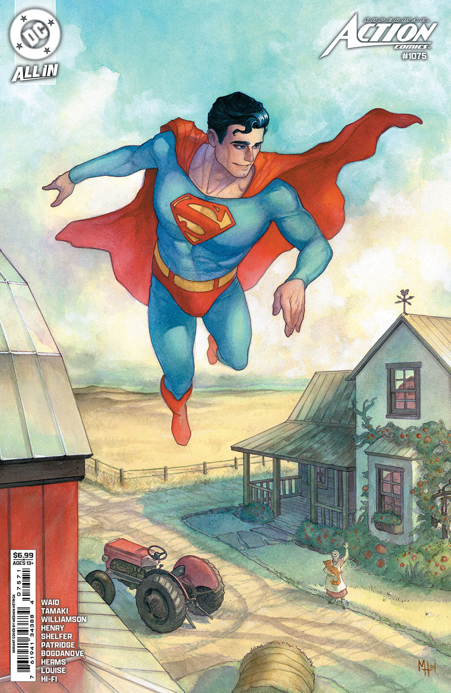 Action Comics Vol 2 #1075 Cover D Variant Meghan Hetrick Card Stock Cover (DC All In)