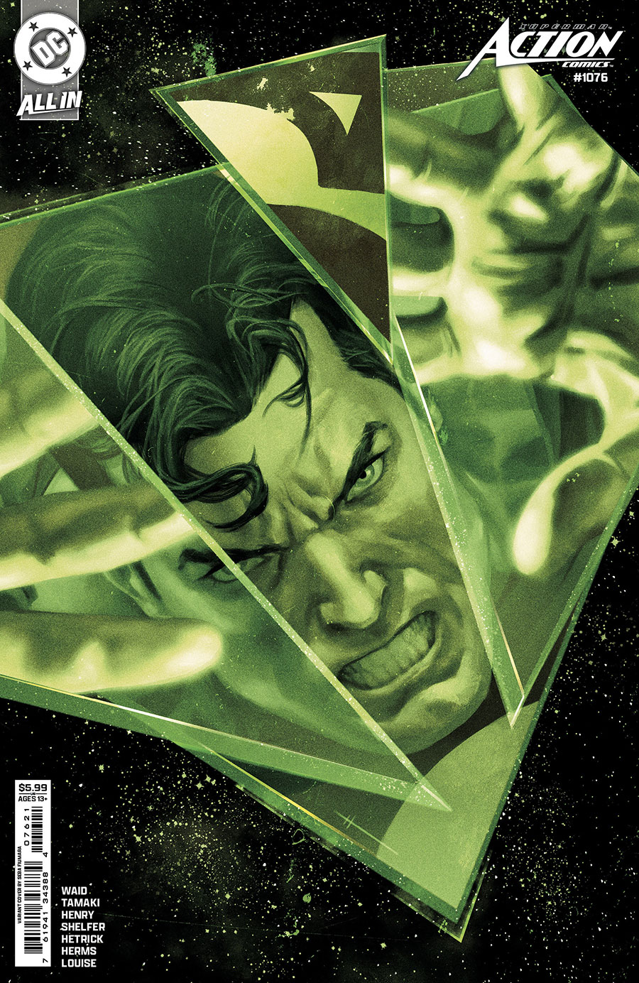 Action Comics Vol 2 #1076 Cover B Variant Sebastian Fiumara Card Stock Cover (DC All In)