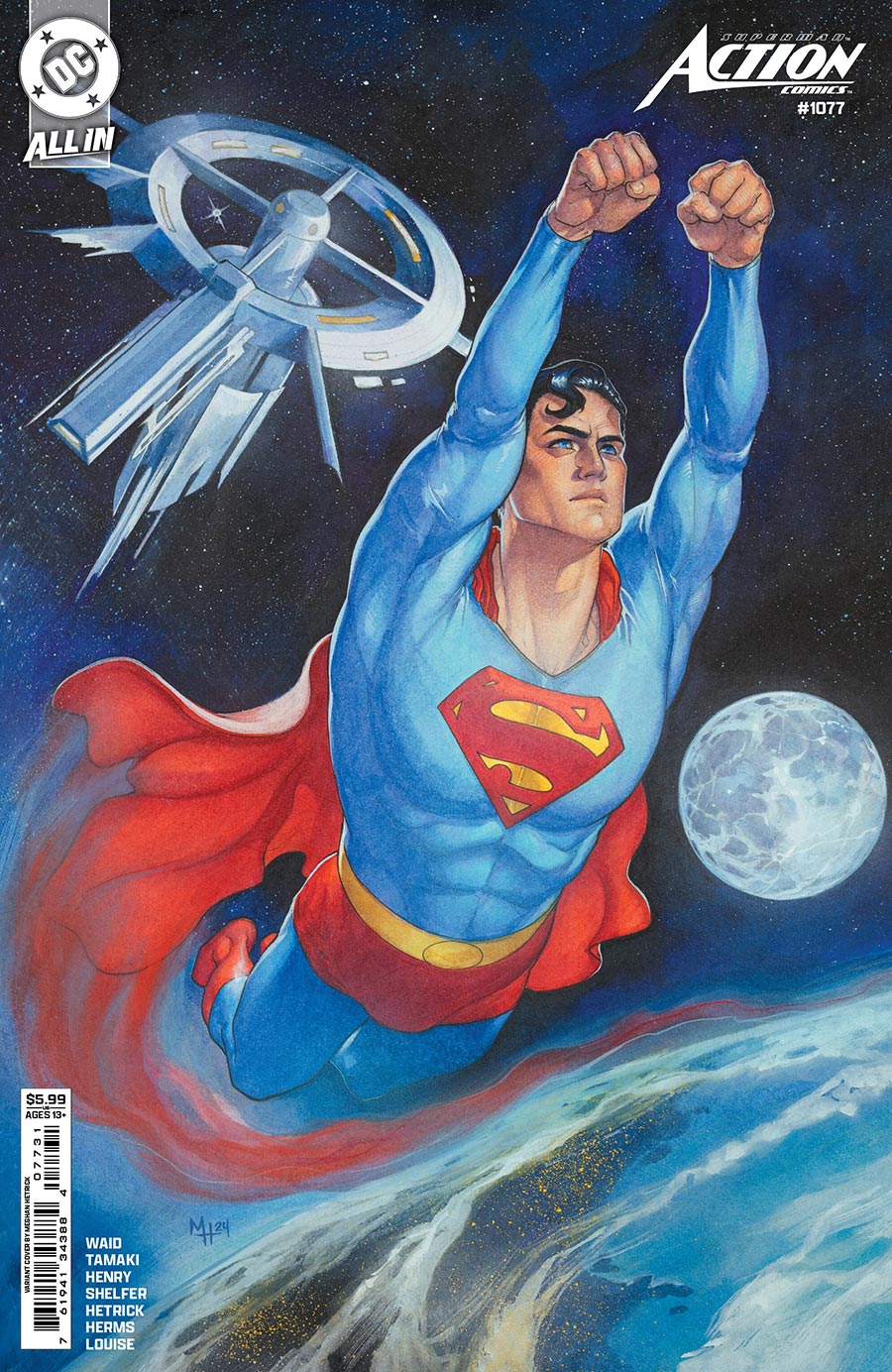 Action Comics Vol 2 #1077 Cover C Variant Meghan Hetrick Card Stock Cover (DC All In)