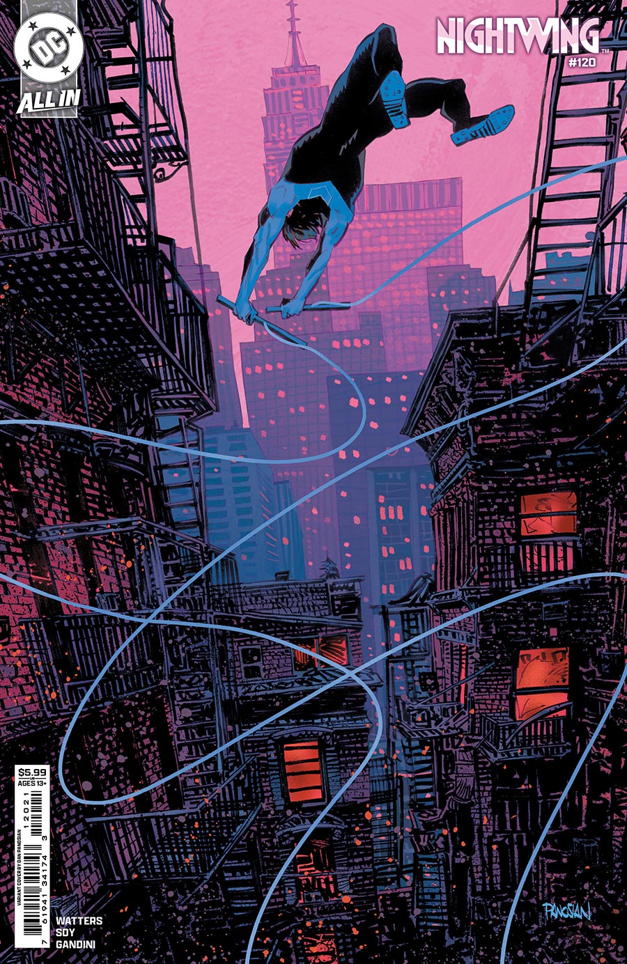 Nightwing Vol 4 #120 Cover B Variant Dan Panosian Card Stock Cover (DC All In)