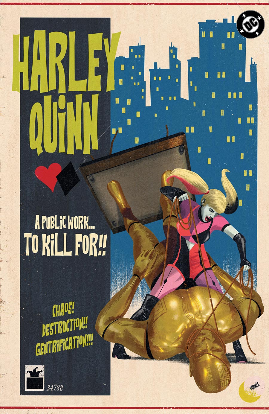Harley Quinn Vol 4 #45 Cover C Variant Jorge Fornes Card Stock Cover (DC All In)
