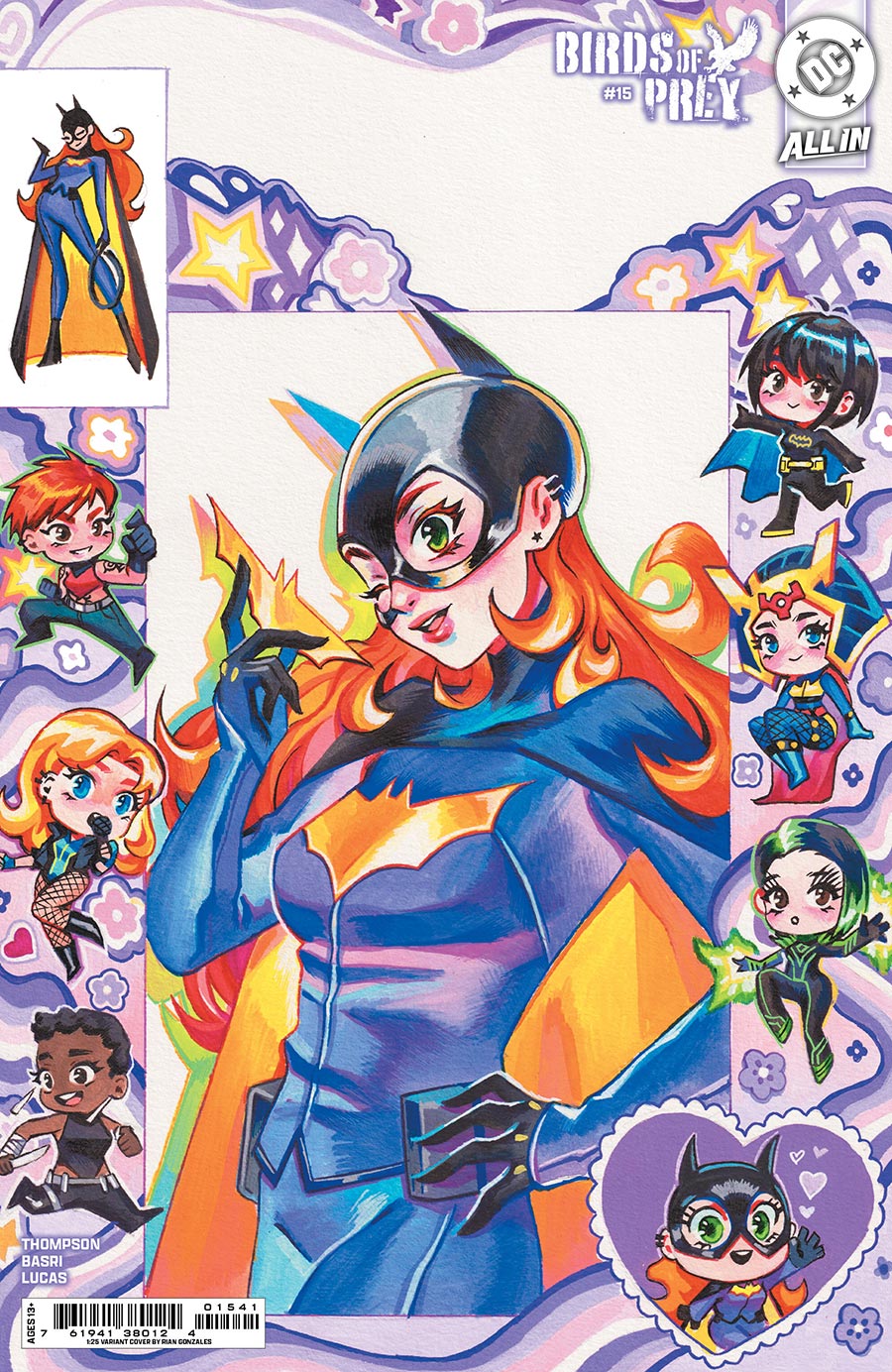 Birds Of Prey Vol 5 #15 Cover D Incentive Rian Gonzales Card Stock Variant Cover (DC All In)