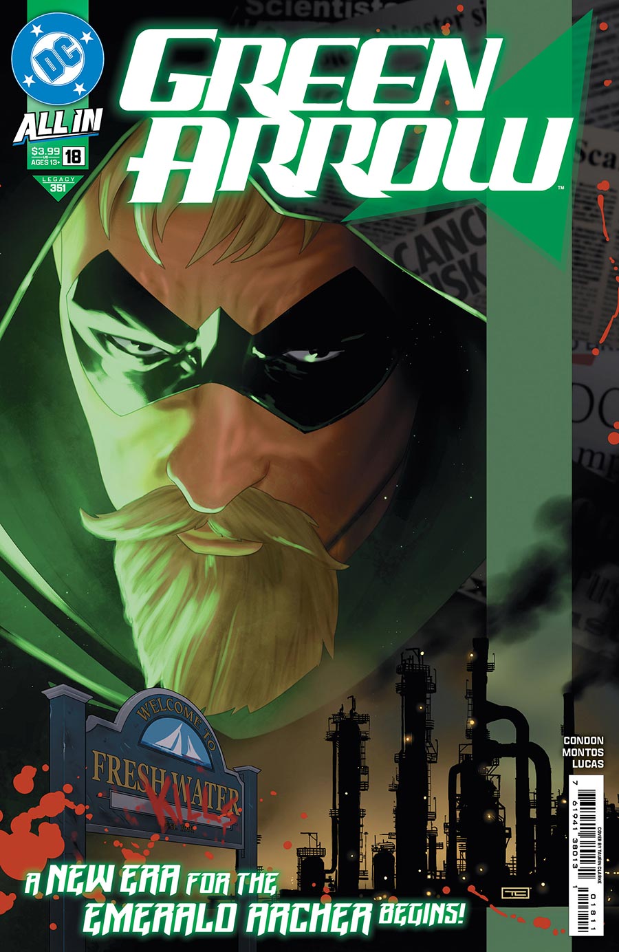 Green Arrow Vol 8 #18 Cover A Regular Taurin Clarke Cover (DC All In)